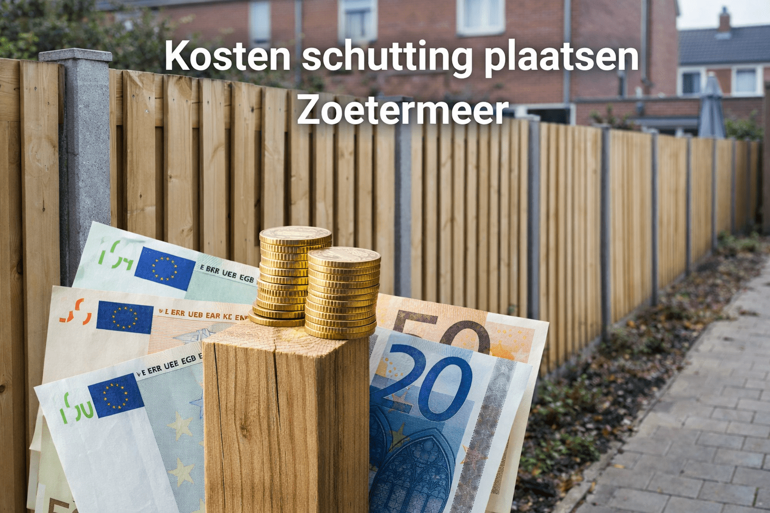 Kosten schutting plaatsen Zoetermeer