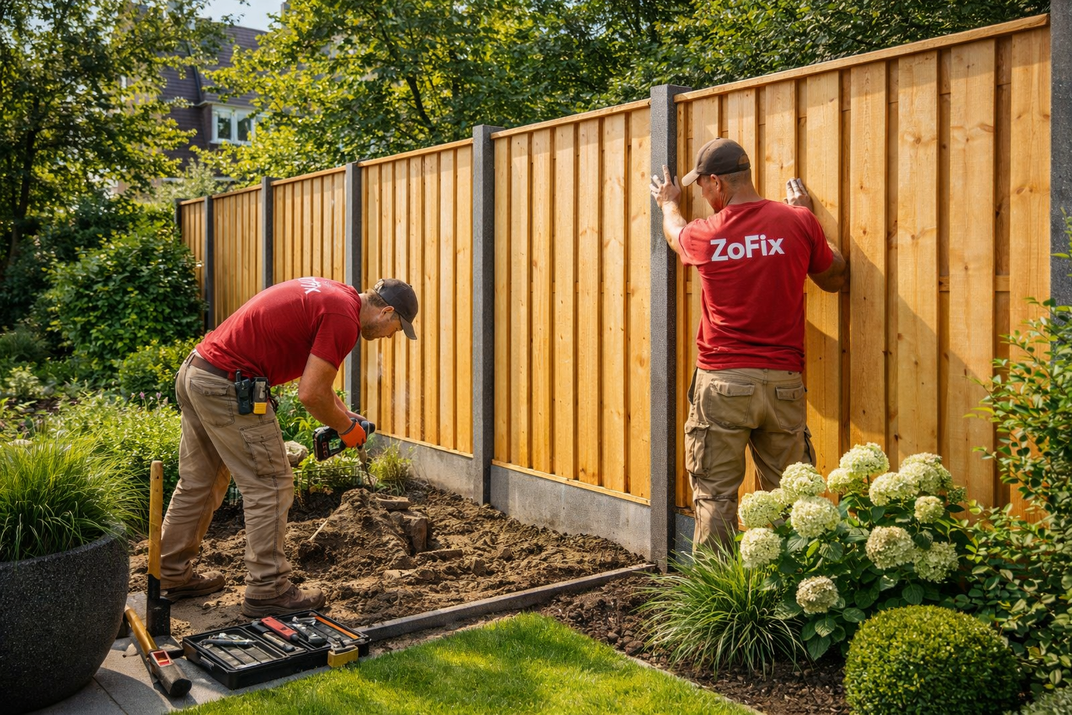 Schutting plaatsen Zoetermeer door ZoFix